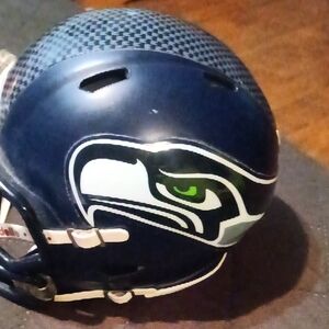 Seattle Seahawks Football Helmet - Blue